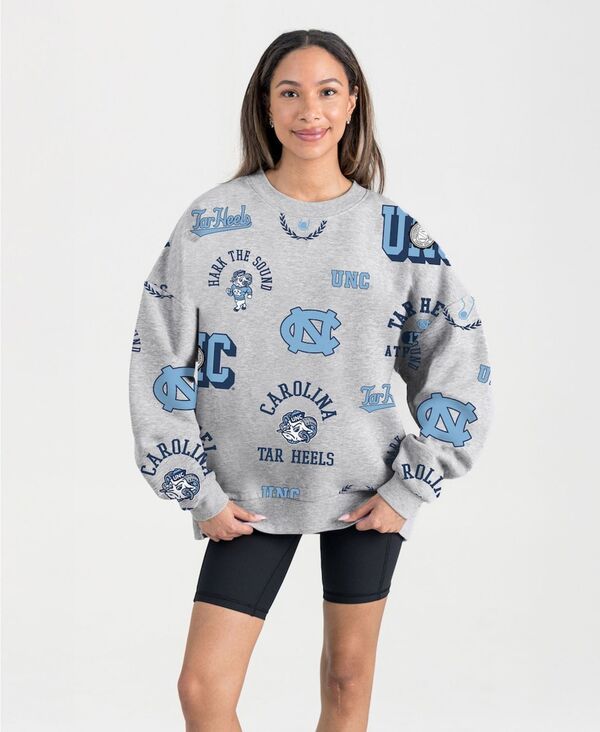 ゲームデイ・クチュール レディース アウター パーカー・スウェット シャツ フリース ヒール Gameday Couture Womens Gray North Carolina Tar Heels