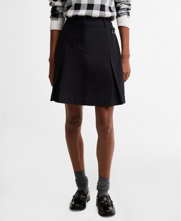 バブアー レディース ボトムスカート A ライン プリーツ ミニ Barbour Womens Aylesby Mini Pleated ALine Skirt Dark Navy ネイビー 25,404円