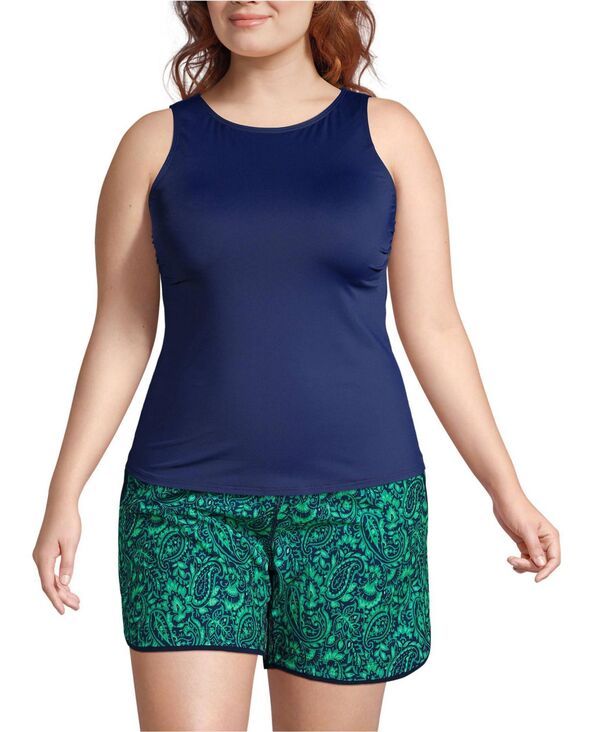 ランズエンド レディース 水着 トップのみ ハイネック プラスサイズ Lands End Plusize DDCup High Neck UPF 50 Modestankini Swimsuitop 19,586円