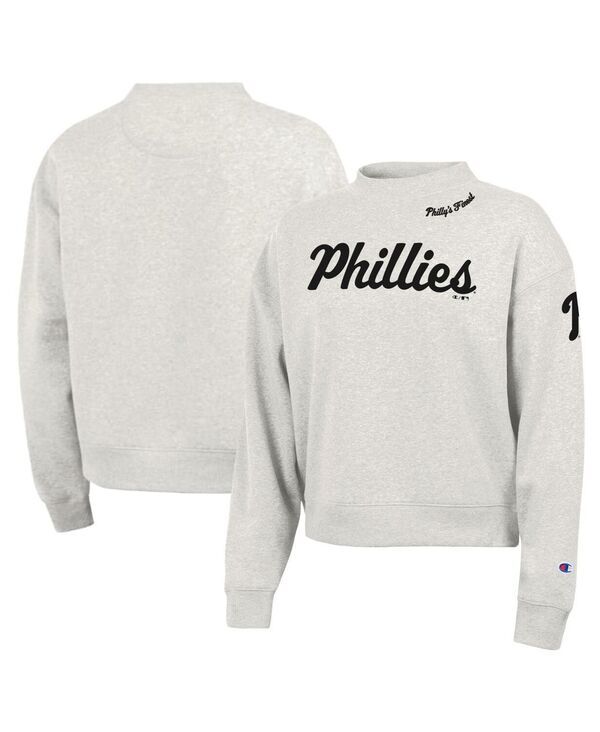 チャンピオン レディース アウター パーカー・スウェット シャツ Champion Womenstone Philadelphia Phillies Triumph TriBlend Sweatshi