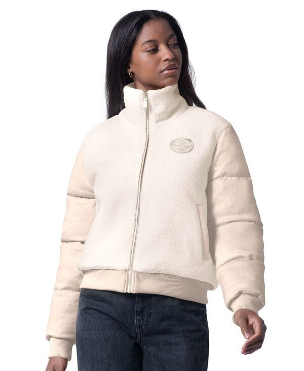 ジースリー フォーハー バイ カール バンクス レディース アウター ジャケット・ブルゾン Tシャツ GIII 4Her by Carl Banks Womens Cream Pittsburgh S 21,815円