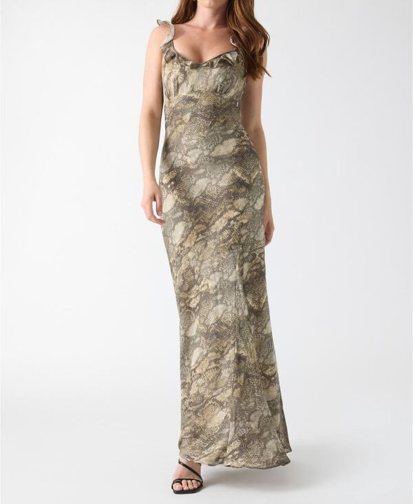 ゲス レディース トップス ワンピース プリント マキシ GUESS Womens AnimalPrint Sweetheart Maxi Dress Rustic phyton アニマル 31,720円