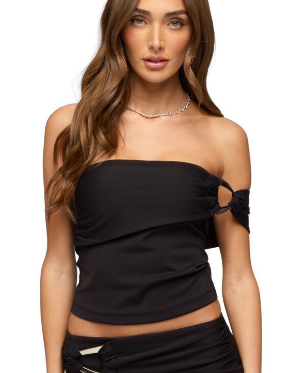 アディクテッド レディース トップス シャツ Edikted Womens Eden One Off Shoulder Top Black ブラック 11,346円