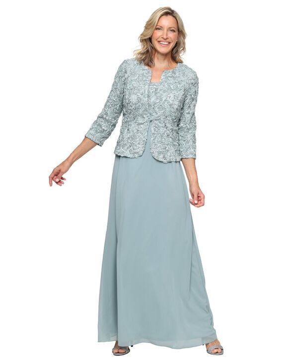 アレックスイブニングス レディース アウター ジャケット・ブルゾン エンパイア Alex Evenings Womens Empire Waist Long Open Soutache Jacket 48,480円