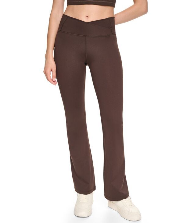 ダナ キャラン ニューヨーク レディース ボトムス カジュアルパンツ ハイウエスト DKNY Sport Womens Cross Front Balance Compression HighWais