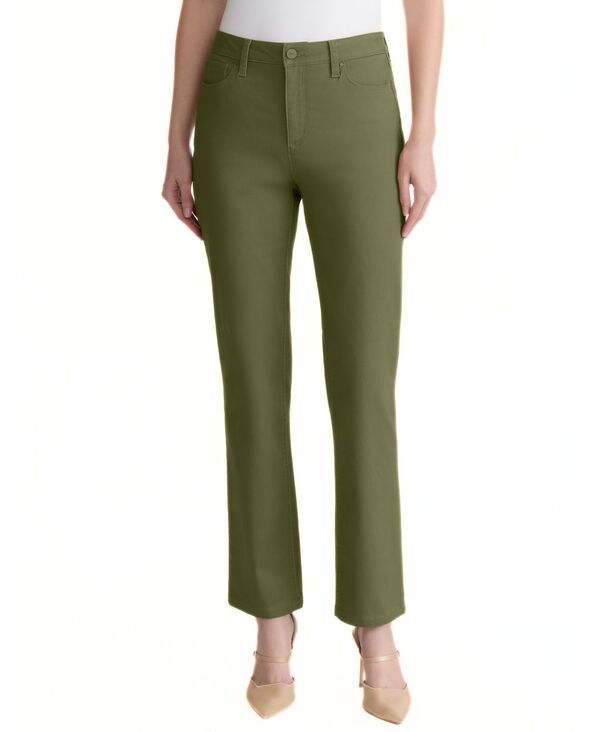ジョーンズニューヨーク レディース ボトムス カジュアルパンツ ジーンズ Jones New York Womens Lexington Straight Jeans Jasper Green グリー