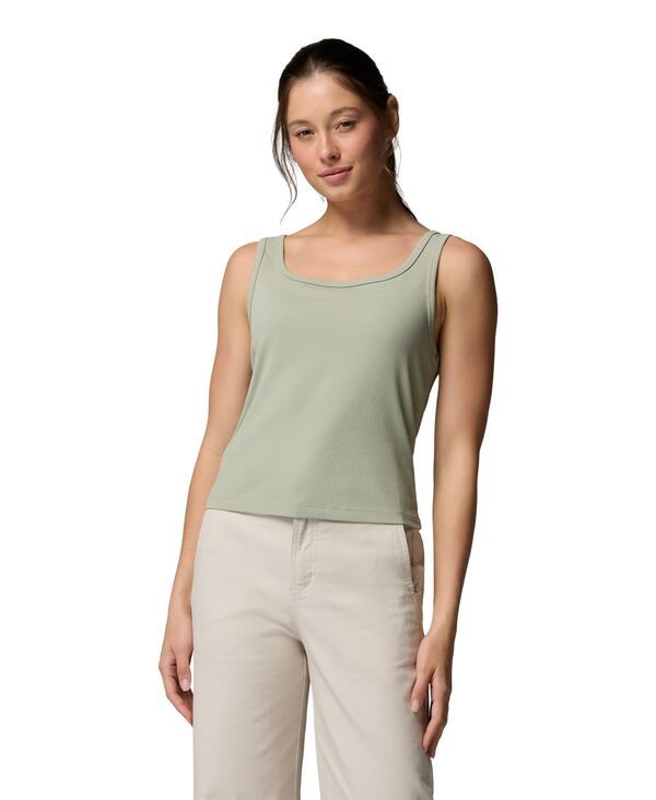 コロンビア レディース トップス タンクトップ Columbia Womens Pinetown Canyon Rib Tank Top Safari
