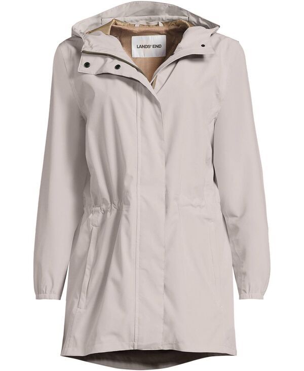 ランズエンド レディース アウター ジャケット・ブルゾン コート Lands End Womensquall Packable Waterproof Raincoat Soft mushroom 30,420円