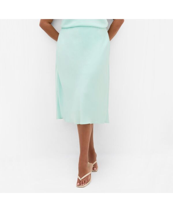 シティーシック レディース ボトムスカート プラスサイズ ミディ サテン CITY CHIC Womens Plusize Miranda Satin Midi Skirt Spearmint 12,946円
