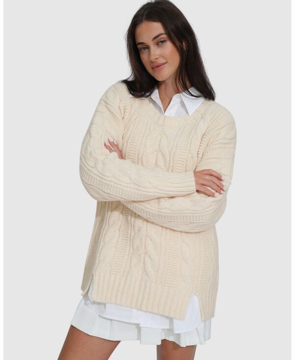 ベルアンドブルーム レディース アウター ニット・セーター Belle Bloom Womens Perfect Me Oversized Crew Sweater Beige ベージュ 18,485円