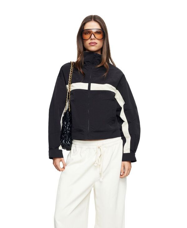 ライオネス レディース アウター ジャケット・ブルゾン Lioness Womens Essential HighNeck Windbreaker Jacket Noir