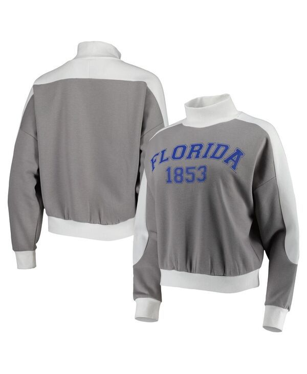 ゲームデイ・クチュール レディース アウター パーカー・スウェット シャツ Gameday Couture Womens Gray Florida Gators Make it a Mock Spor