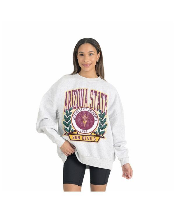 ゲームデイ・クチュール レディース アウター パーカー・スウェット ドロップショルダー シャツ フリース Gameday Couture Womens Gray Arizona State Sun D
