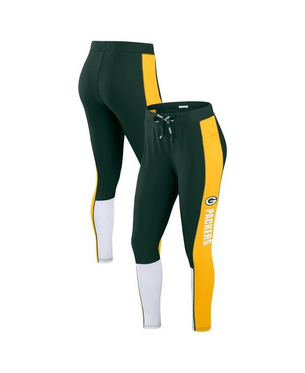 ウェア バイ エリン アンドルーズ レディース ボトムス レギンス WEAR by Erin Andrews Womens Green Bay Packers Colorblock Leggings 13,636円