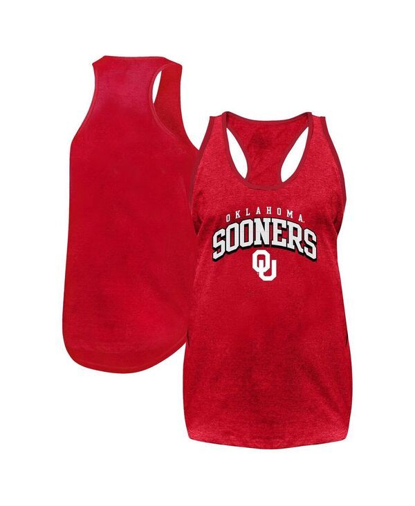ファナティクス レディース トップス タンクトップラスサイズ Fanatics Womens Crimson Oklahoma Sooners Plusize Arch Tank Top Crimso