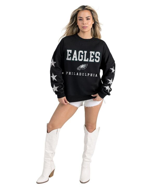 ゲームデイ・クチュール レディース アウター パーカー・スウェット シャツ Gameday Couture Womens Black Philadelphia Eagles Velocity Rela
