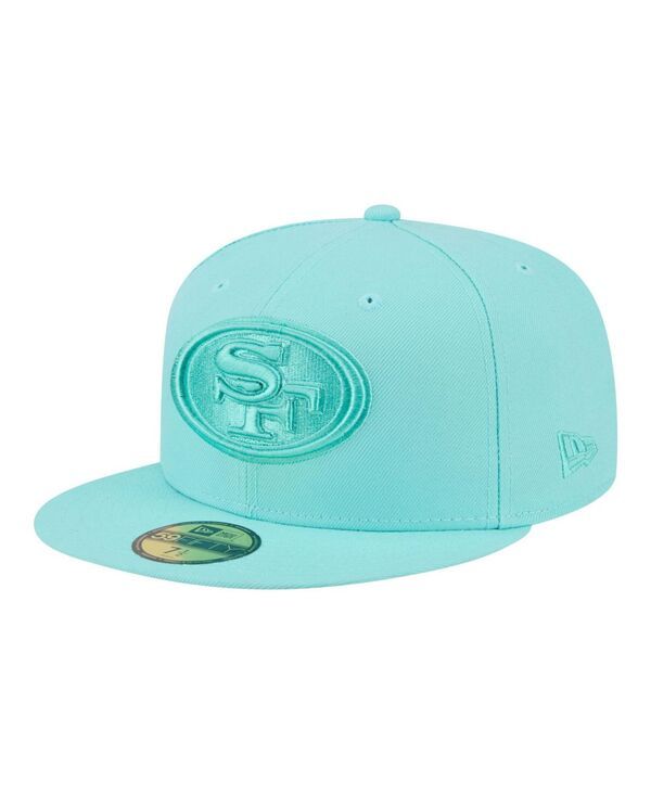 ニューエラ メンズ アクセサリー 帽子 New Era Mens Turquoise San Francisco 49ers Color Pack 59FIFTY Fitted Haturquoise