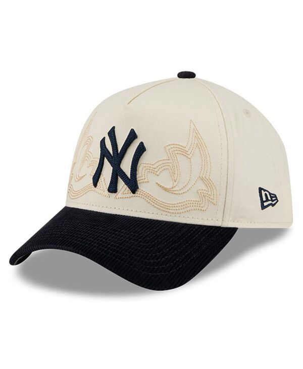 ニューエラ メンズ アクセサリー 帽子 New Era Menstonew York Yankees Western Stitch 9FORTY AFrame Adjustable Hat Stone