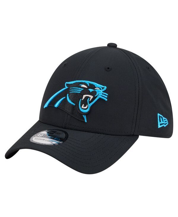 ニューエラ メンズ アクセサリー 帽子 New Era Mens Black Carolina Panthers Core Team 39THIRTY Flex Hat Black ブラック