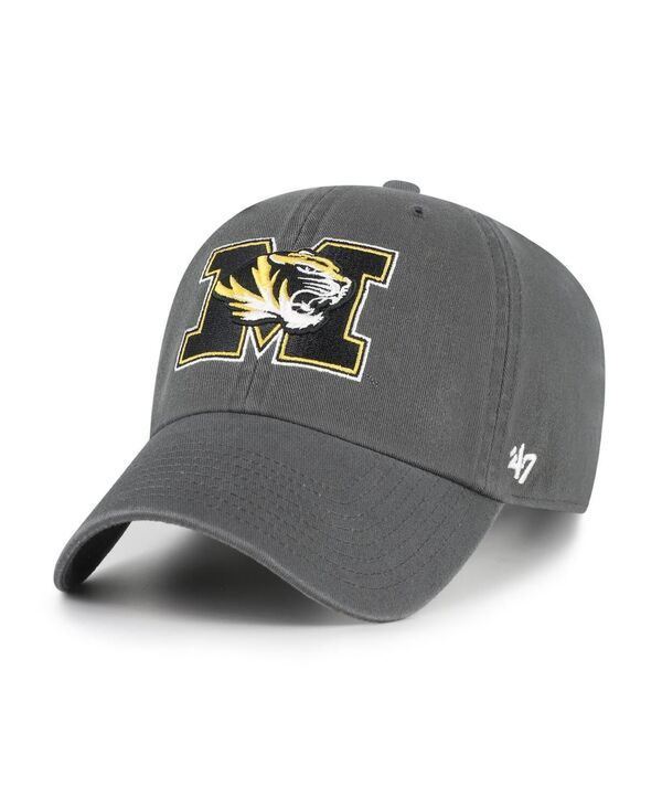 47 ブランド メンズ アクセサリー 帽子 47 Brand Mens Charcoal Missouri Tigers Clean Up Adjustable Hat Charcoal チャコール