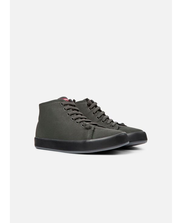 カンペール メンズ シューズ スニーカー Camper Mens Andratx Textile Sneakers Grey グレー