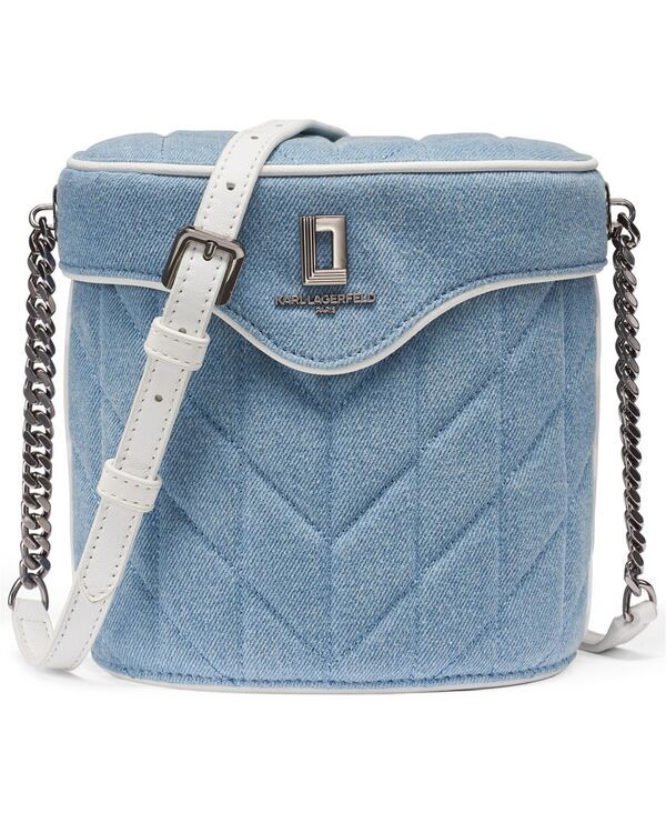 カール ラガーフェルド レディース バッグ KARLAGERFELD PARIS Lafayette Small Crossbody Handbag Light Denim デニム