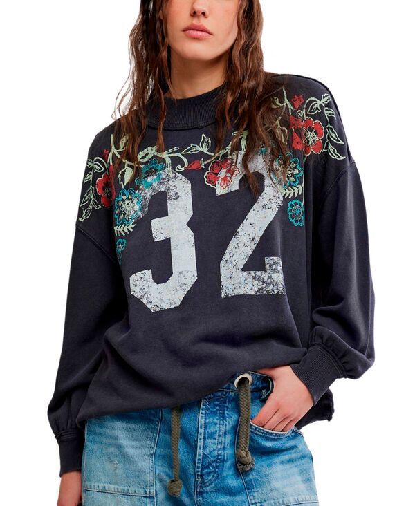 フリーピープル レディース アウター パーカー・スウェット シャツ コットン Free People Womens Cotton Slouchy MockNeck Sweatshirt Washed 23,214円