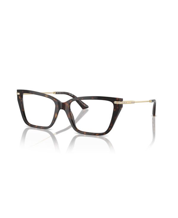 ジミーチュー レディース アクセサリー サングラス・アイウェア Jimmy Choo Woman Cat Eye Plastic JC3002B Eyeglasses Havana
