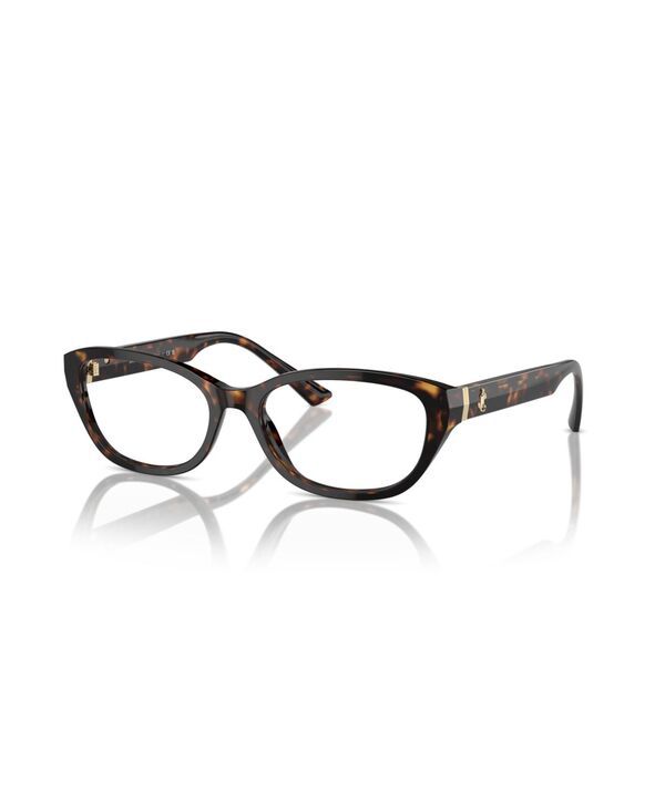 ジミーチュー レディース アクセサリー サングラス・アイウェア Jimmy Choo Woman Oval Plastic JC3015 Eyeglasses Havana