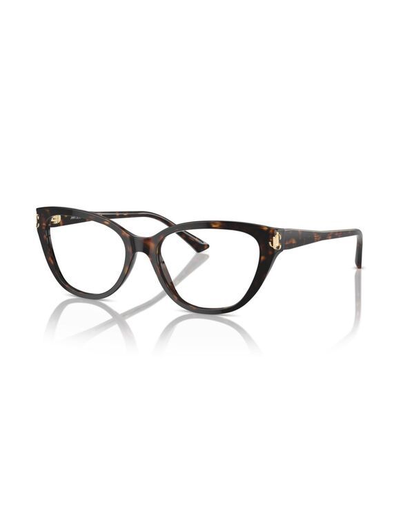 ジミーチュー レディース アクセサリー サングラス・アイウェア Jimmy Choo Woman Cat Eye Plastic JC3011 Eyeglasses Havana