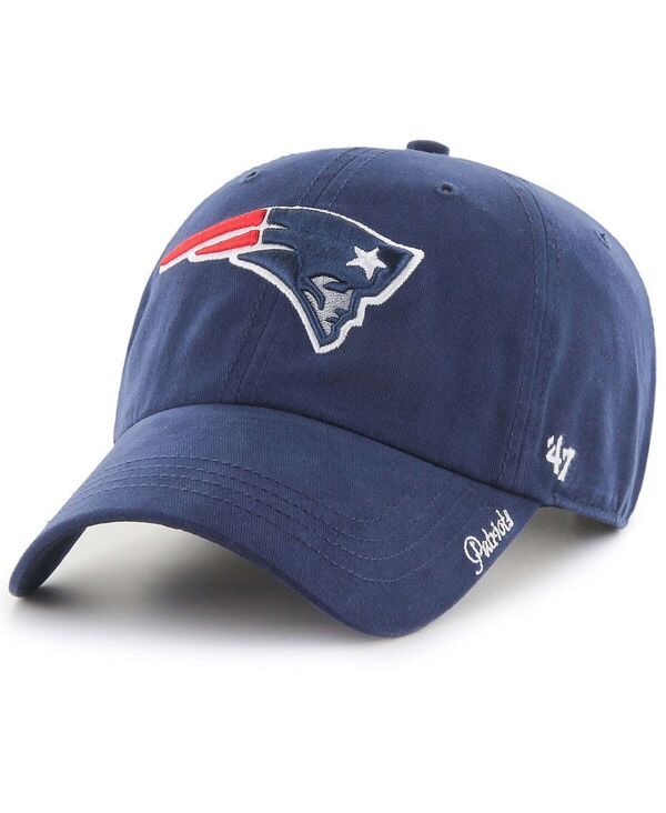 47 ブランド レディース アクセサリー 帽子 47 Brand Womens Navy New England Patriots Miata Clean Up Adjustable Hat Navy