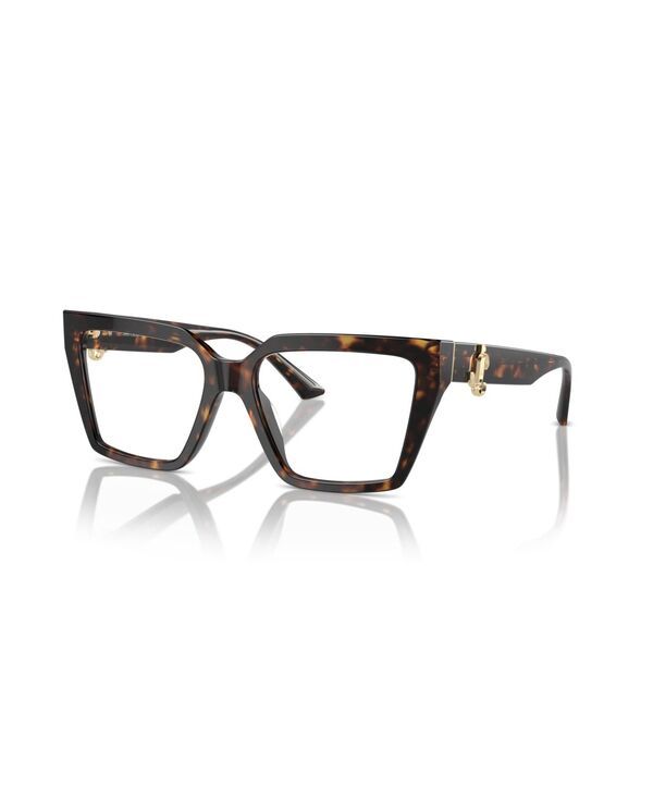 ジミーチュー レディース アクセサリー サングラス・アイウェア Jimmy Choo Woman Cat Eye Plastic JC3017U Eyeglasses Havana