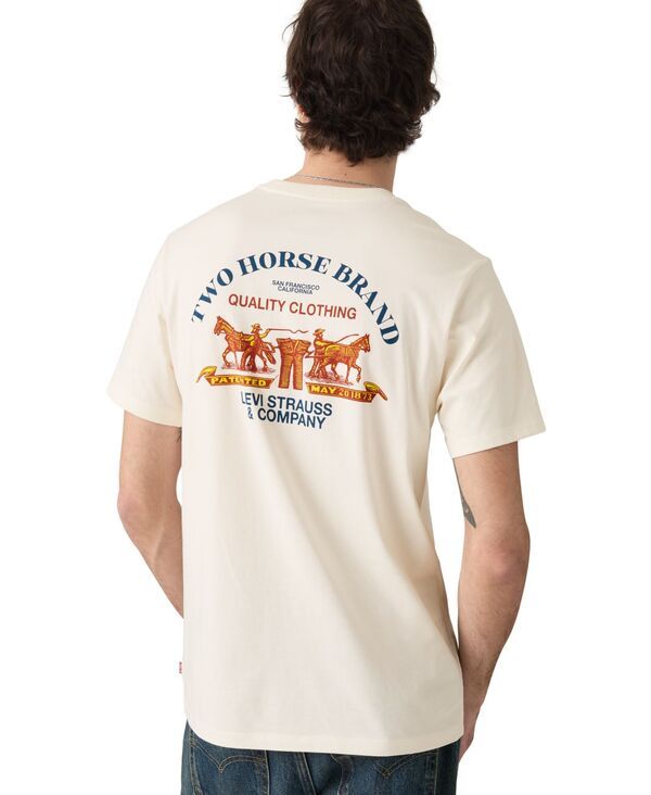 リーバイス メンズ トップス Tシャツ クルーネック ロゴ グラフィック Levis Mens Graphic Logo Crewneck TShirt Egret 6,106円
