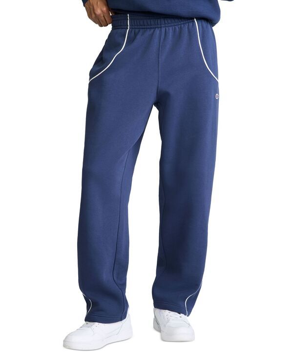 チャンピオン メンズ ボトムス カジュアルパンツ Champion Mens Piped Open Bottom RelaxedFit Pants Naval Acad