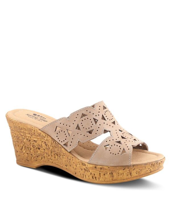 スプリングステップ レディース シューズ サンダル レザー Spring Step Womens Flamyo Slide Sandal with Leather Upper Beige nubuck 18,360円