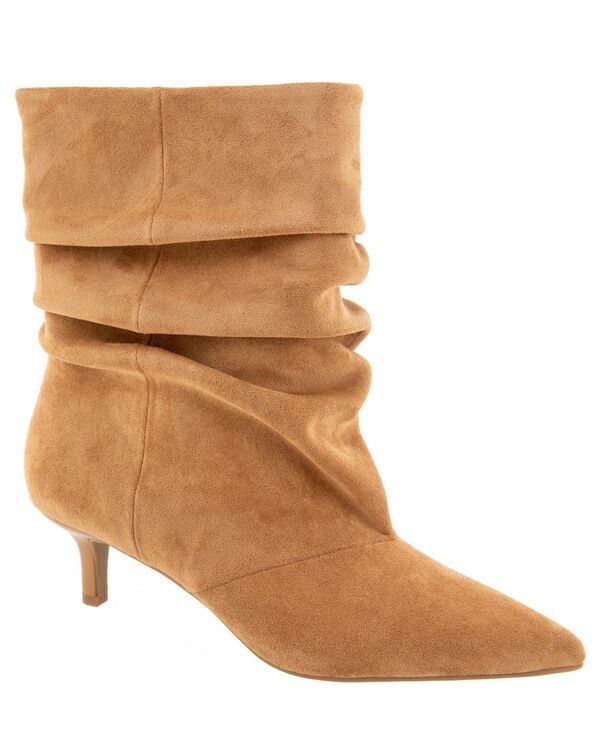 ビーシビージー レディース シューズ ブーツ・レインブーツ BCBG Womens Dallescrunch Bootie Tan タン