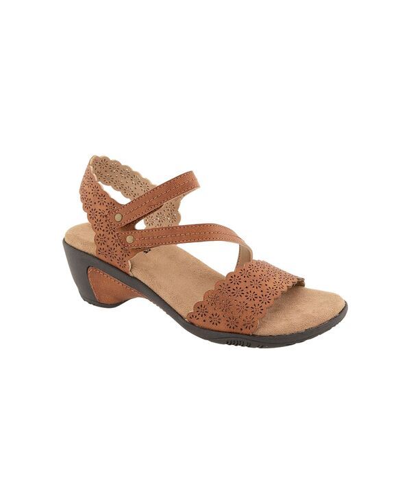 ジャイビーユー レディース シューズ サンダル JBU Womens Gracie Casual Wedge Sandals Whiskey
