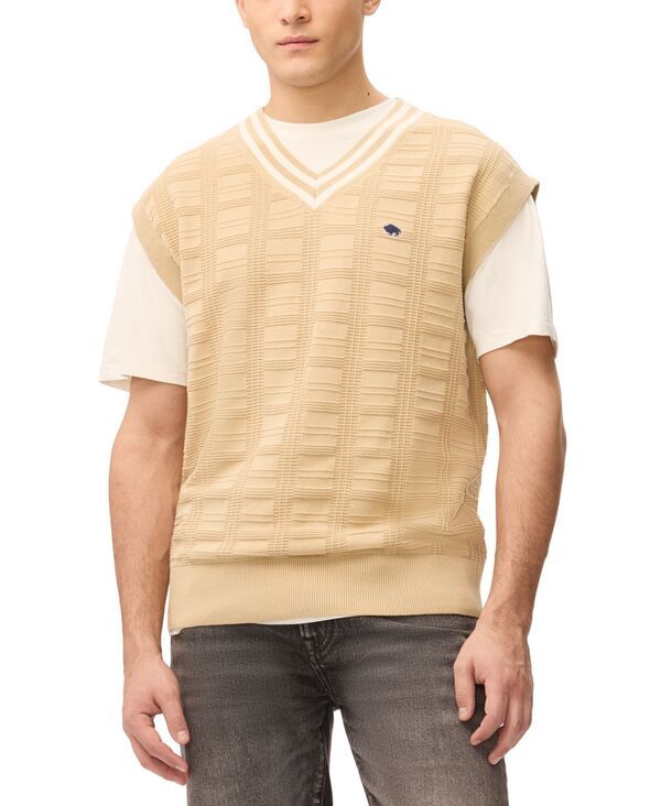 バッファロー・デイビッド・ビトン メンズ アウター ニット・セーター Buffalo David Bitton Mensubtle Geometric Texture VNeckline Sweate 16,186円