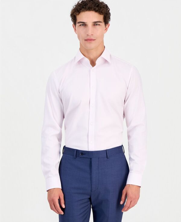 ヒューゴボス メンズ トップス シャツ Hugo Boss HUGO by Mens Valerio ModernFit Dresshirt Light Pastel Pink ピンク