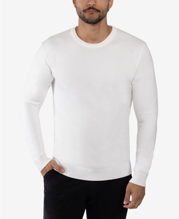 エックスレイ メンズ アウター ニット・セーター クルーネック トール XRAY Big Tall Basicrewneck Sweater Off white オフホワイト 10,514円