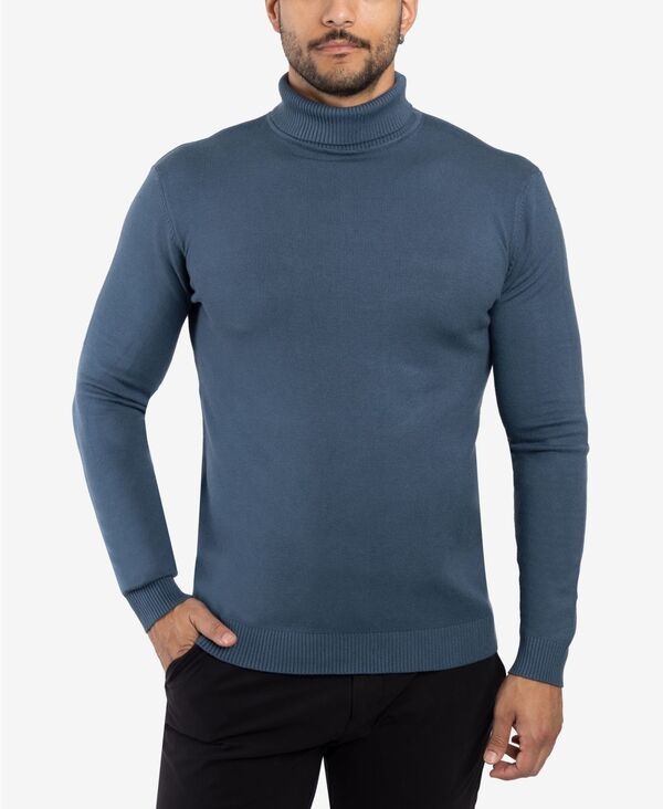エックスレイ メンズ アウター ニット・セータートルネック トール XRAY Big Tall Turtleneck Sweater Teal ティール
