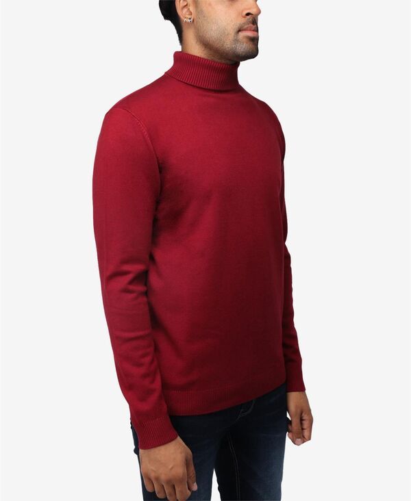 エックスレイ メンズ アウター ニット・セータートルネック トール XRAY Big Tall Turtleneck Sweater Oxblood オックスブラッド