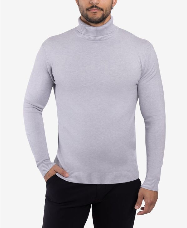 エックスレイ メンズ アウター ニット・セータートルネック トール XRAY Big Tall Turtleneck Sweater Light heather grey グレー