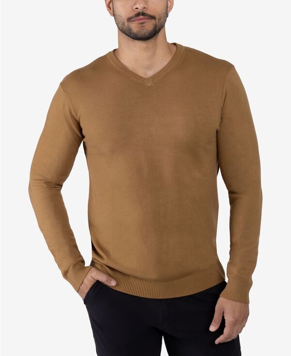 エックスレイ メンズ アウター ニット・セーター Vネック XRAY Mens Basic VNeck Sweater British khaki カーキ 9,706円
