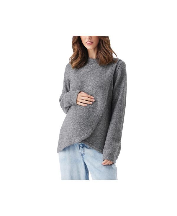 ライプマタニティ レディース アウター ニット・セーター Ripe Maternity Addisonursing Knit Jumper Charcoal チャコール