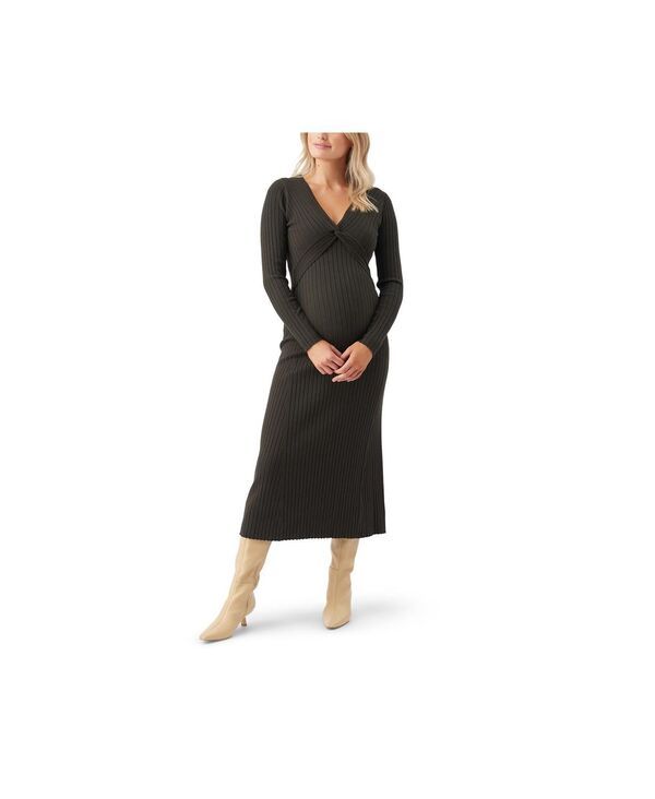 ライプマタニティ レディース トップス ワンピース ニット Ripe Maternity Remi Knit Nursing Dress Ivy