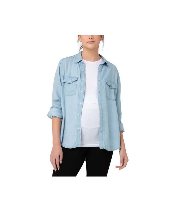 ライプマタニティ レディース トップス シャツ Ripe Maternity Ripe Bechambray Women Shirt Clean Fade Clean fade