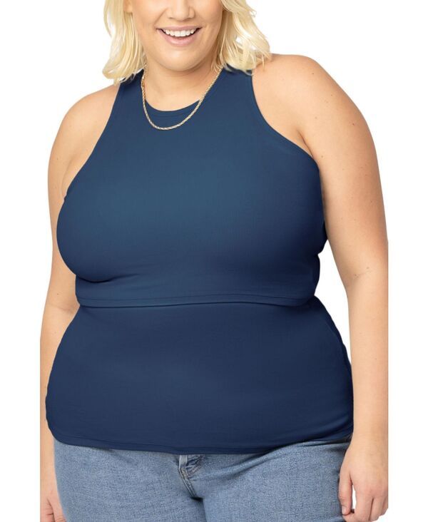 キンドリッド ブレイブリー レディース トップス シャツ リブ マタニティ Kind red Bravely Womens Maternity Ribbed Racerback Nursing Tan