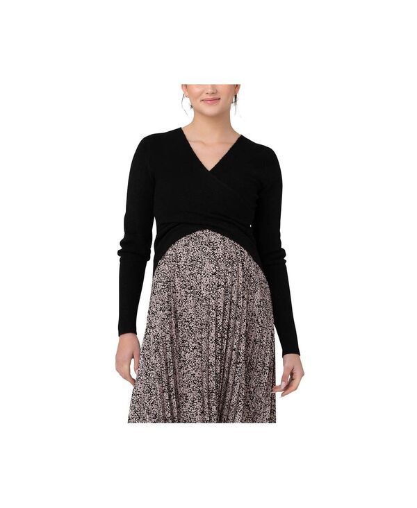 ライプマタニティ レディース トップス シャツ ニット Ripe Maternity Ripe Willa Cross Front Nursing Knitop Black ブラック 18,091円