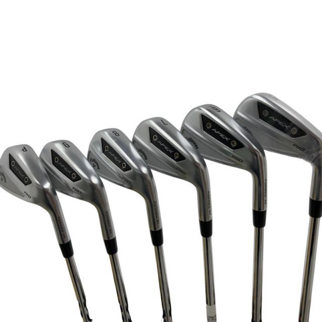 【中古】 キャロウェイ APEX PRO(2024) 6S アイアンセット IR 純正特注シャフト (フレックスS) メンズ 男性用 右利き 右用 Cランク ゴルフクラブ 50,989円